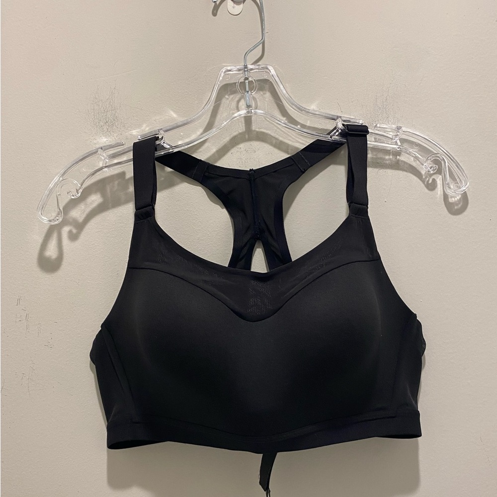 Victoria Secret On Point Incredible Sports Bra Black Women’s Size 36D EUC Sporty